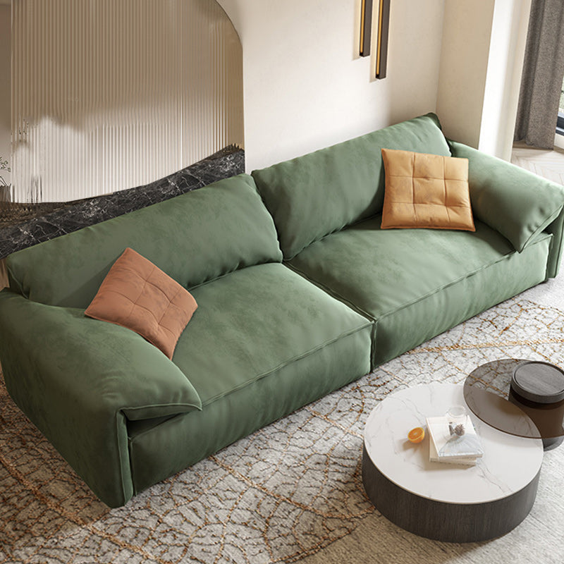 Down Fill Cushions Living Room Standard Green Contemporary Seating