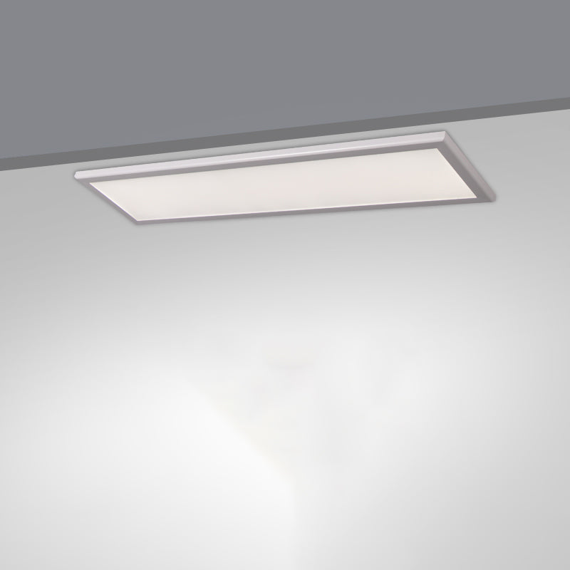 Rectangle Shape LED Ceiling Lamp Modern Aluminium 1 Light Flush Mount for Corridor Aisle