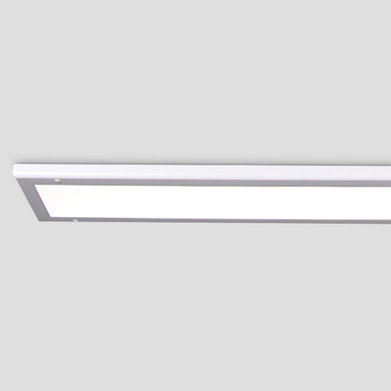 Rectangle Shape LED Ceiling Lamp Modern Aluminium 1 Light Flush Mount for Corridor Aisle