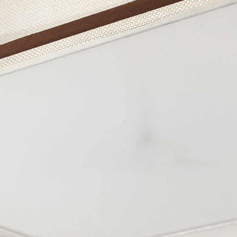 Fidutri a soffitto geometrici in stile moderno Luci montate in tessuto