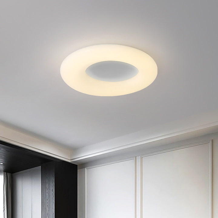 Lampada del soffitto a forma di cerchio in stile moderno 1 Metal 1 Luce Luce per soggiorno per soggiorno