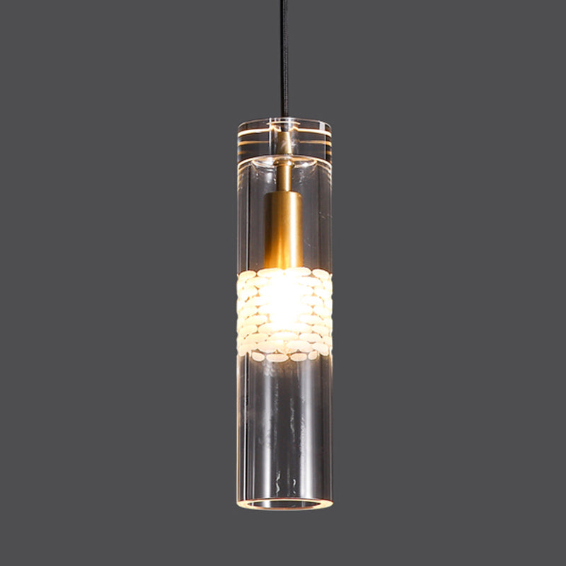 Modern Simple Hanging Light Creative Crystal Pendant Lighting Fixture