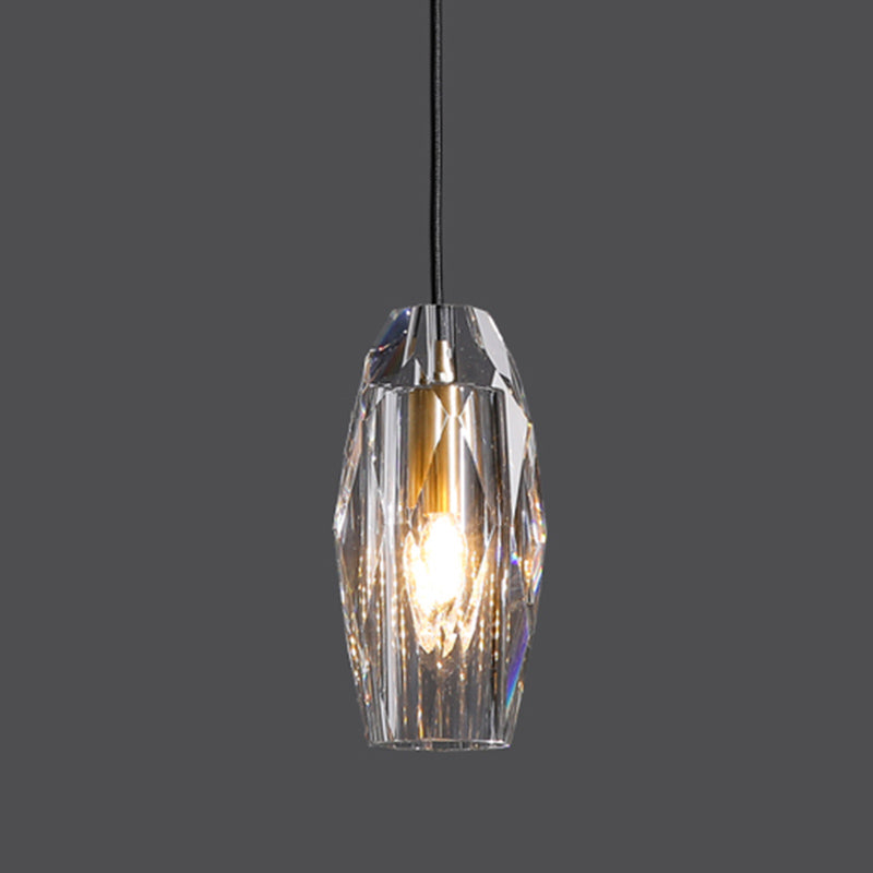 Modern Simple Hanging Light Creative Crystal Pendant Lighting Fixture