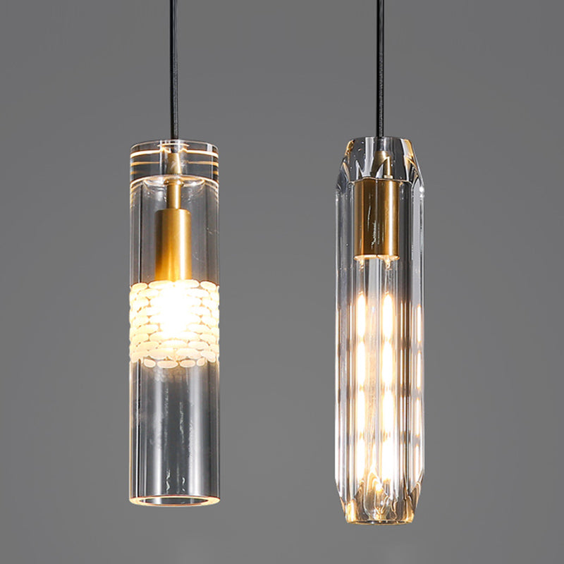 Modern Simple Hanging Light Creative Crystal Pendant Lighting Fixture