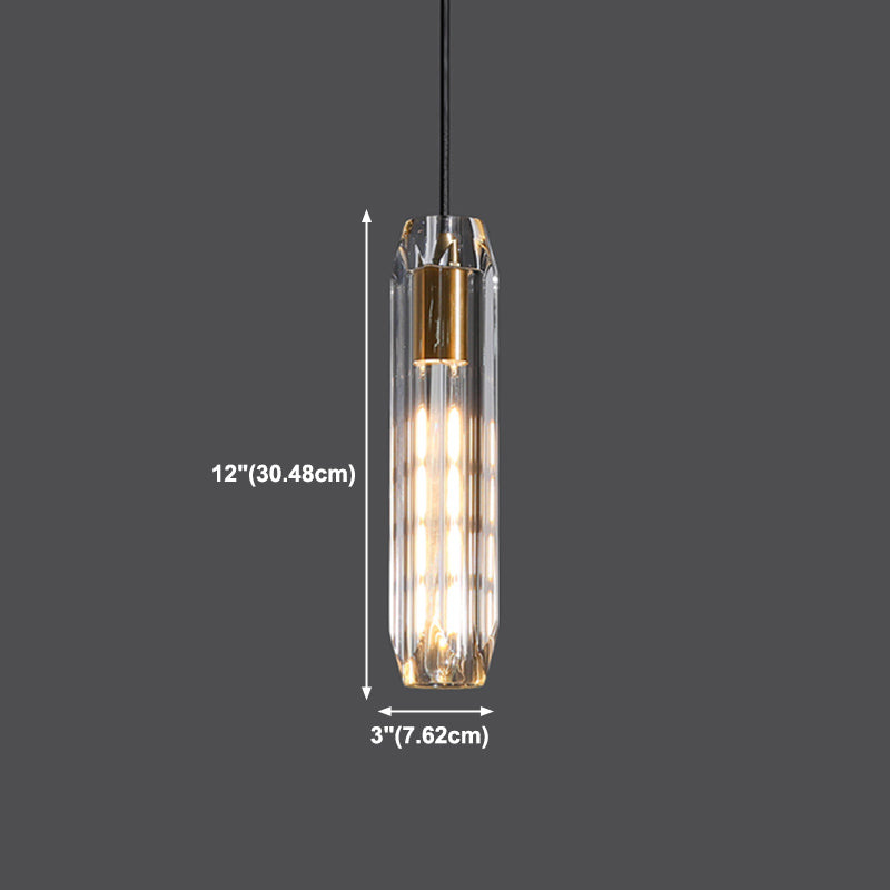 Modern Simple Hanging Light Creative Crystal Pendant Lighting Fixture