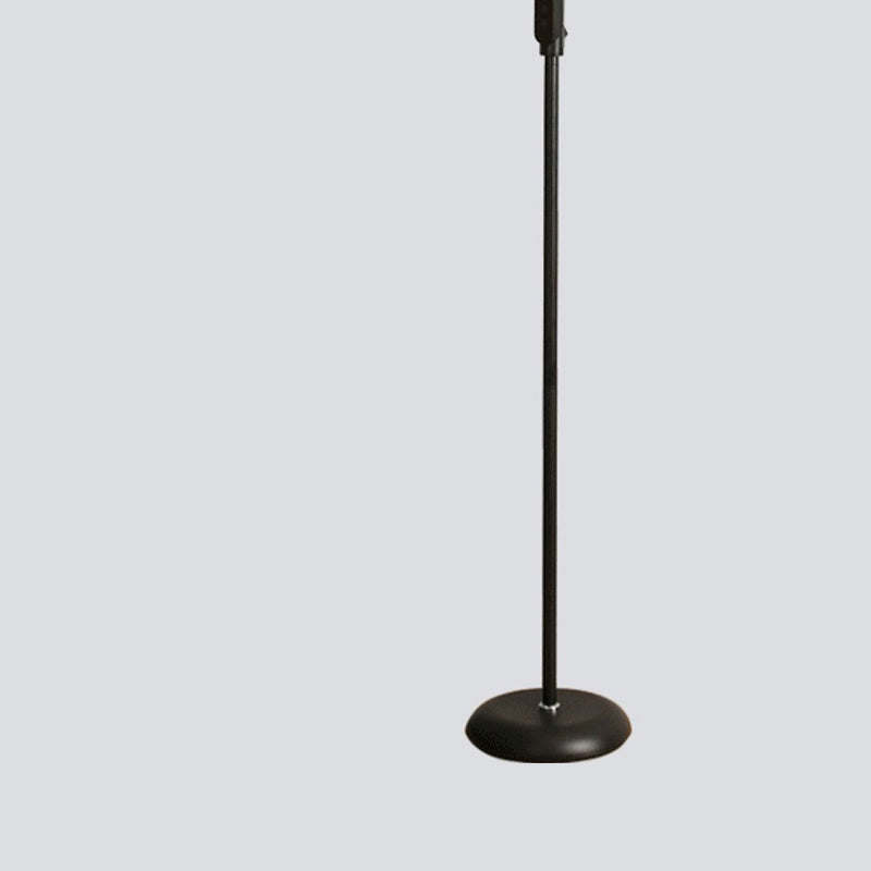 Ring Shape Floor Lamp Contemporary Style Metal 1 Light Floor Lighting