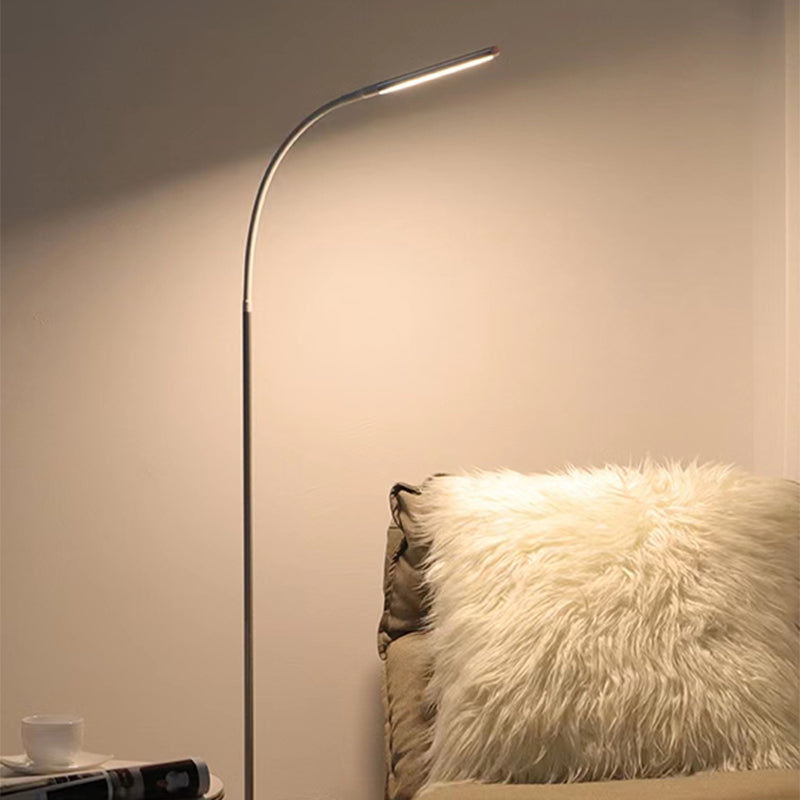 Rectangle Floor Lamp Contemporary Style Metal 1 Light Floor Lighting