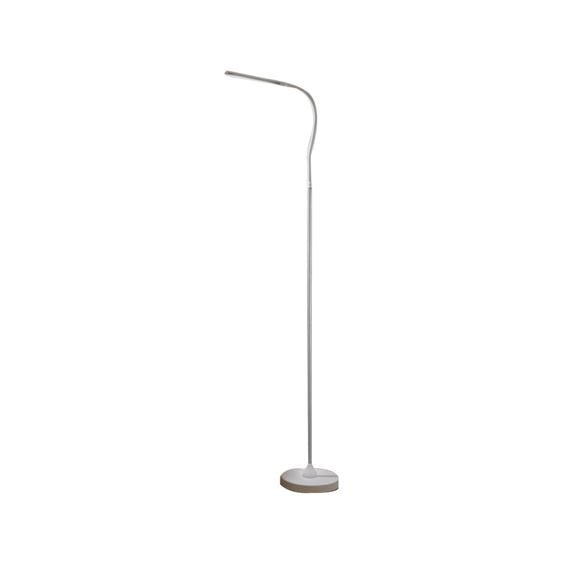 Rectangle Floor Lamp Contemporary Style Metal 1 Light Floor Lighting