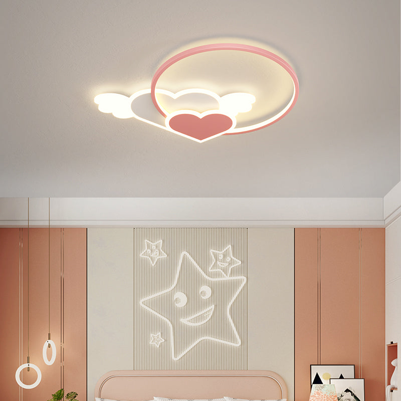 Modern Style Geometry Shade Ceiling Light Fixtures Metal 3 Light Ceiling Lights