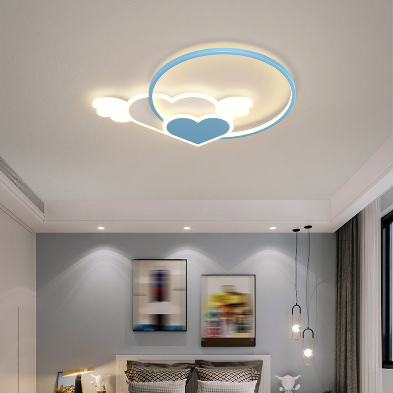 Modern Style Geometry Shade Ceiling Light Fixtures Metal 3 Light Ceiling Lights