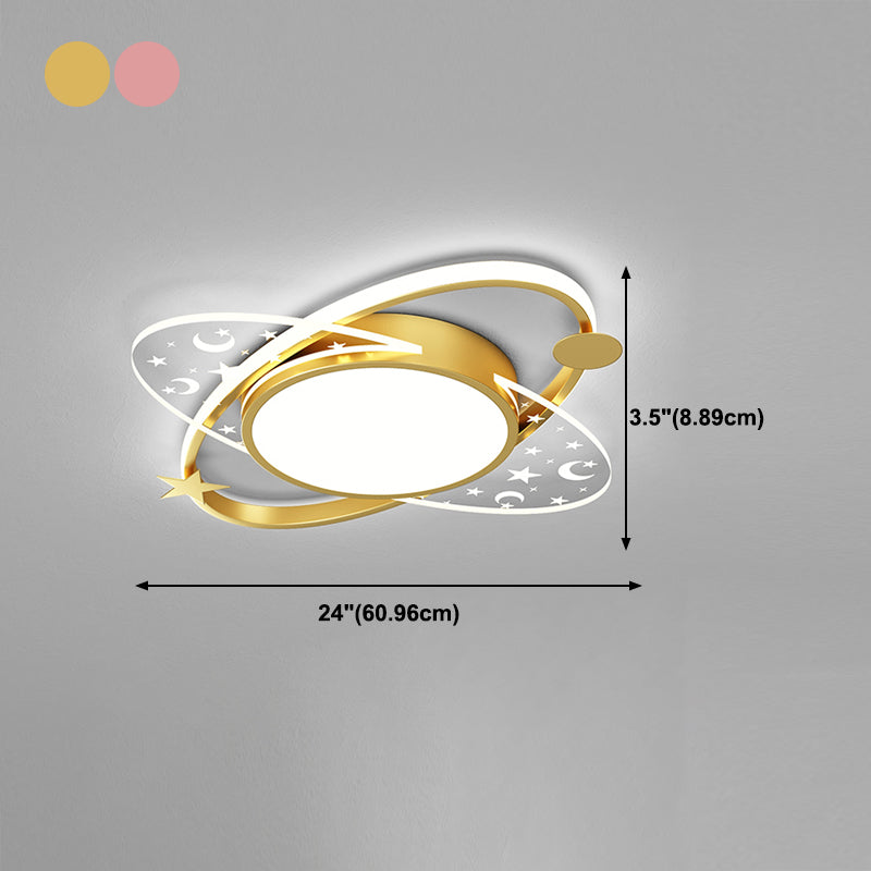 Geometrie schaduw plafondverlichting armaturen moderne stijl metaal 2 licht plafond gemonteerde lichten