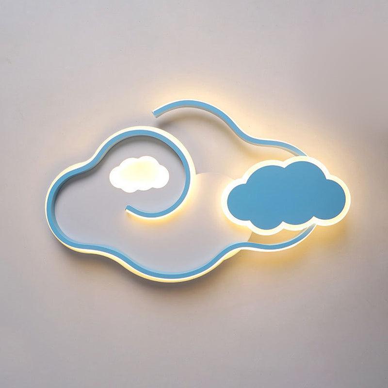 Luminaire à chasse d'eau contemporain Métalle de plafond monture pour la chambre des enfants