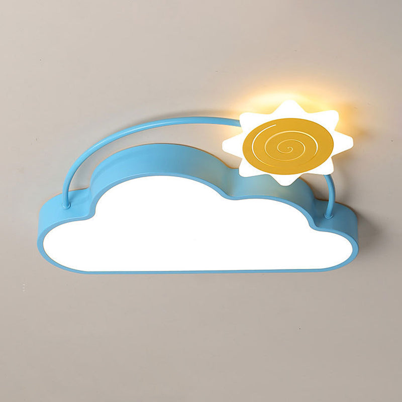 Luminaire à chasse d'eau contemporain Métalle de plafond monture pour la chambre des enfants