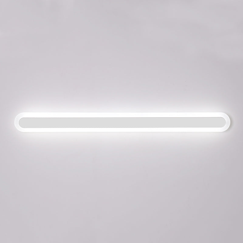 Metal Linear Forme Flush plafonnier style moderne 1 lumière luminaire de plafond luminaires