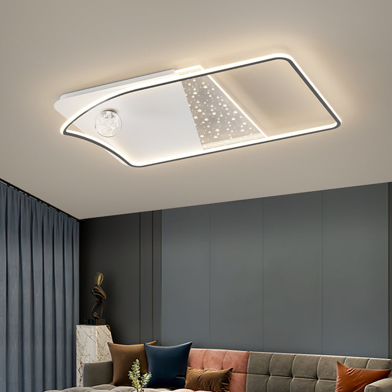 Moderne stijl geometrie vorm plafond verlichtingsarmaturen metalen plafond gemonteerde lichten