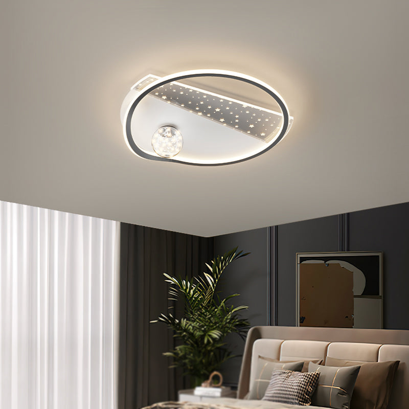 Modern Style Geometry Shape Ceiling Light Fixtures Metal Ceiling Mounted Lights