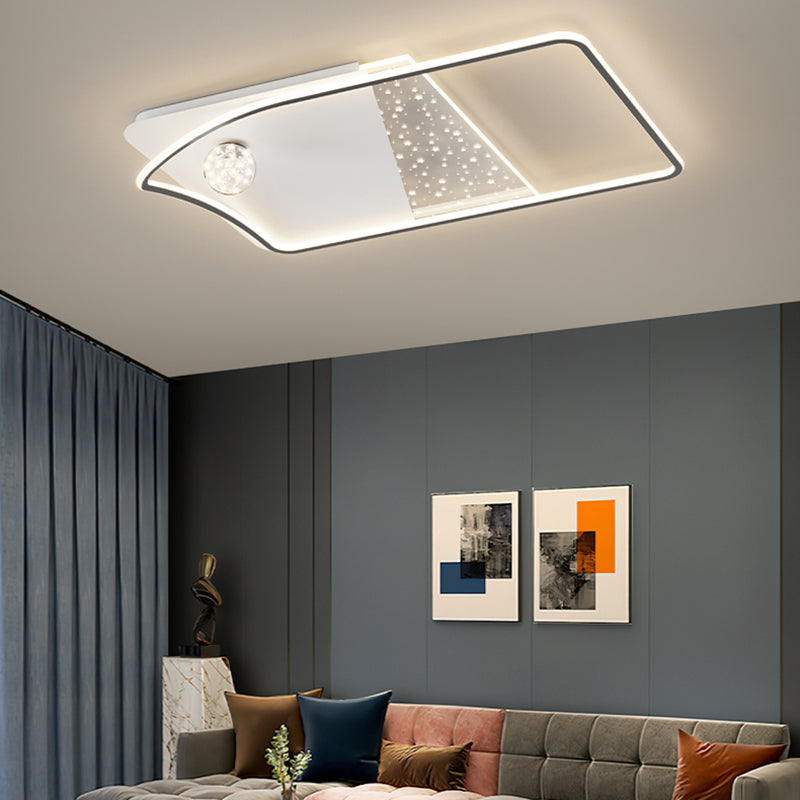 Moderne stijl geometrie vorm plafond verlichtingsarmaturen metalen plafond gemonteerde lichten