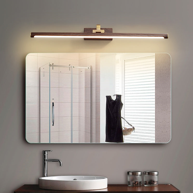 Estilo americano Vanidad de latón Light Strip 1 luz de espejo LED de luz para el baño