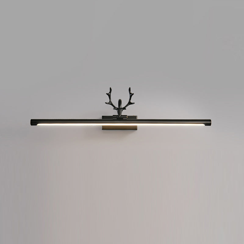 American Style Brass Vanity Light rechte LED Mirror Light met gewei voor badkamer