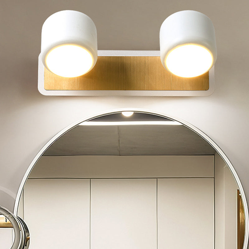 Moderne creatieve LED -muur SCONCE Minimalistische badkamer ijdelheid verlichtingsarmatuur