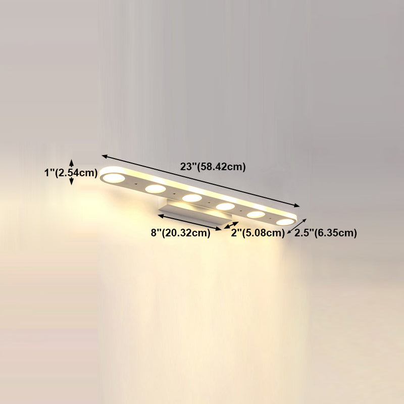 Moderne lineaire muurscheiding Simplicity Badkamer ijdelheid verlichtingsarmatuur