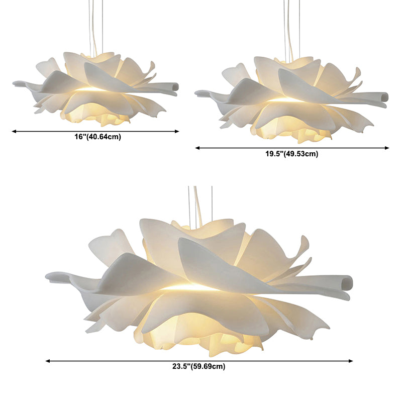 Modern Style Chandelier Household Flower-shaped Hanging Lighting Fixture for Sitting Room