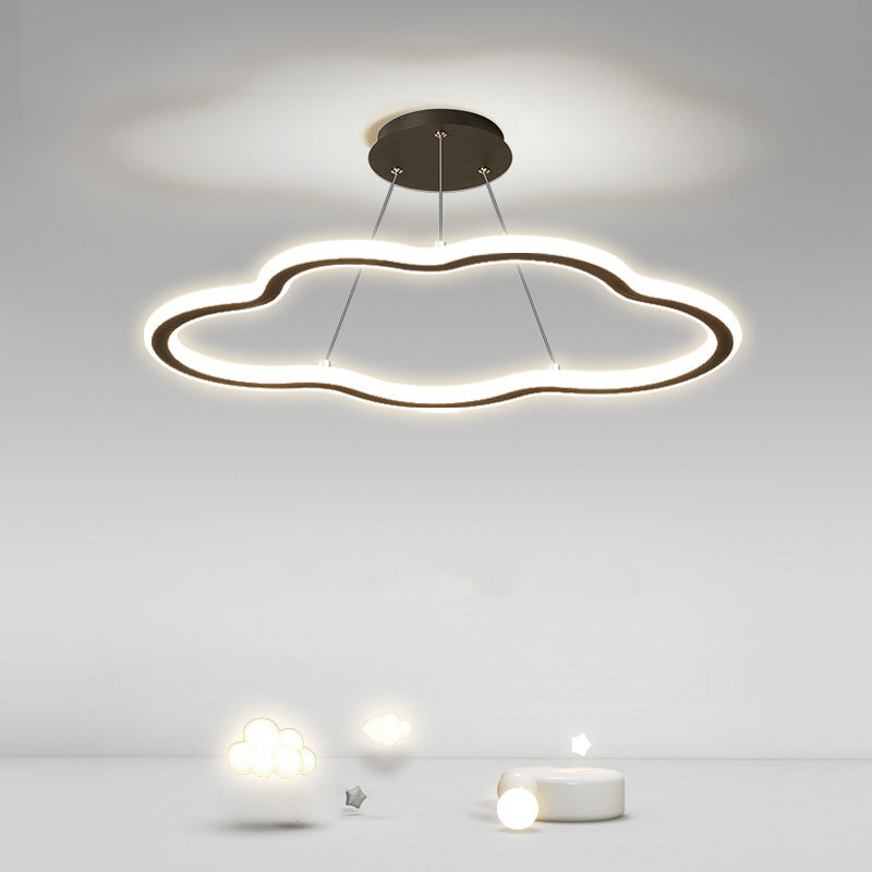 Nordic Cloud Chandelier Metal Single Light LED Chandelier Pendant for Living Room