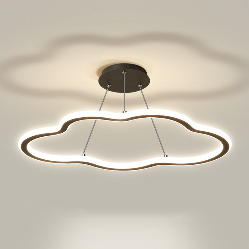 Nordic Cloud Chandelier Metal Single Light LED Chandelier Pendant for Living Room