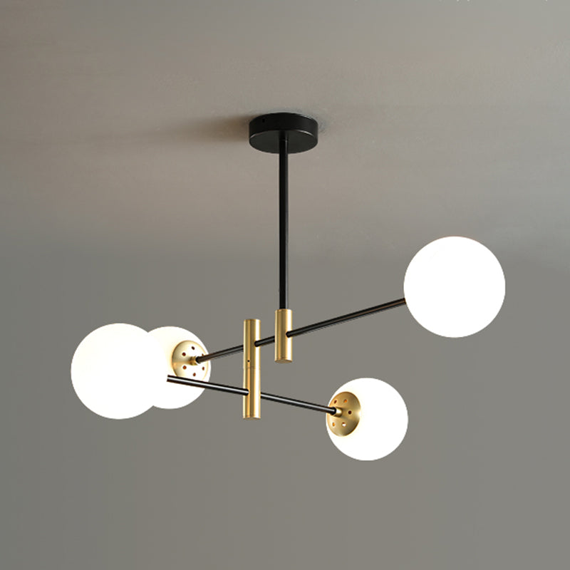 Contemporary Spherical Shape Pendant Chandeliers Glass Chandelier Lights