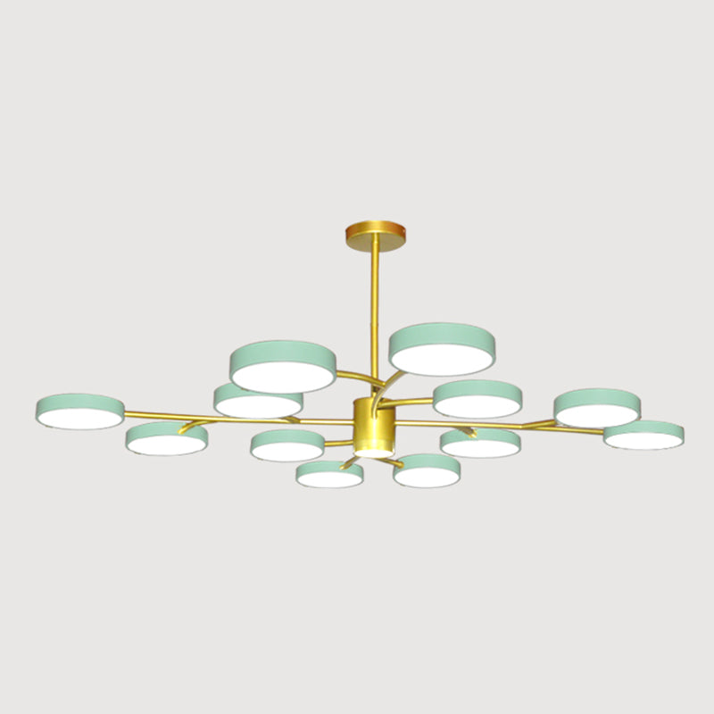 Contemporary Style Geometry Shape Pendant Chandeliers Metal Chandelier Lighting