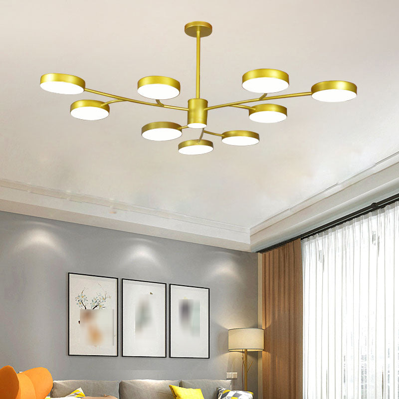 Contemporary Style Geometry Shape Pendant Chandeliers Metal Chandelier Lighting