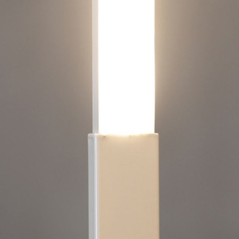 Linear Shape Metal Floor Lights Modern Style Single Light Floor Lamp