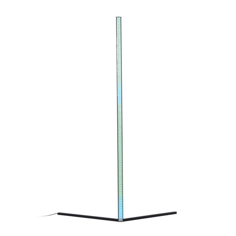 Contemporary Style Linear Floor Lamp Metal 1 Light Floor Lights