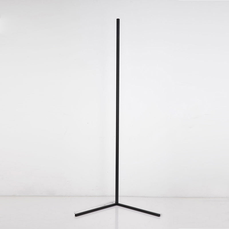 Modern Style Linear Floor Lamp Metal 1 Light Floor Light Fixtures