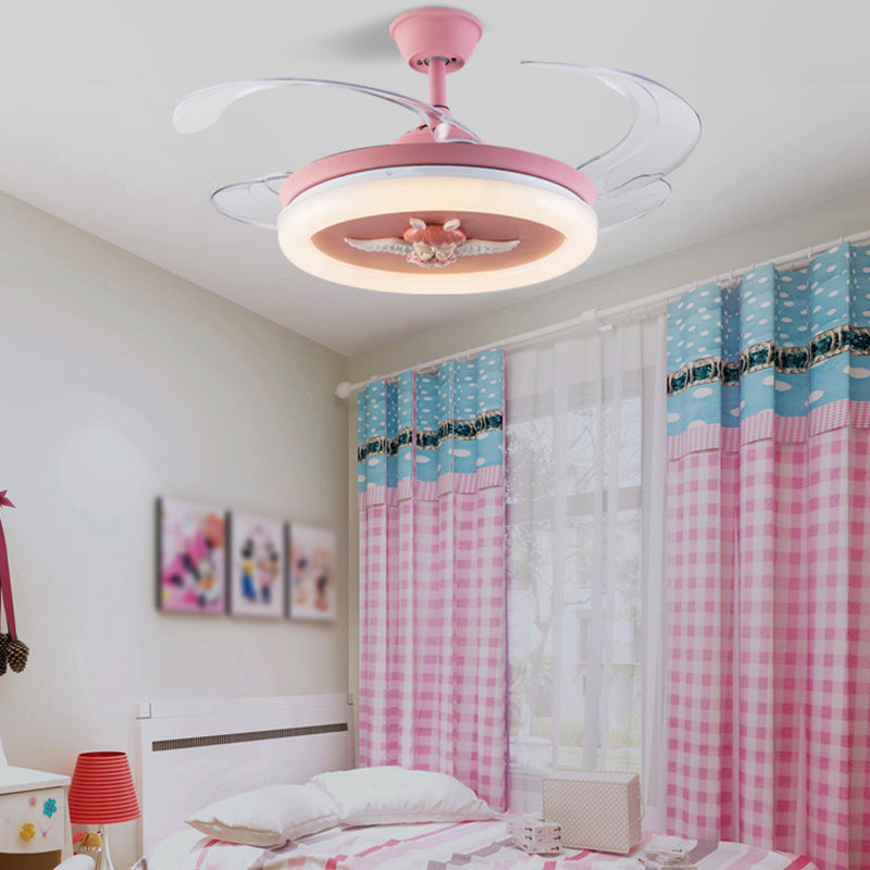 Éclairage de ventilateur de plafond en métal MODERNE 1 Plafond léger lampe à fans pour la chambre pour enfants