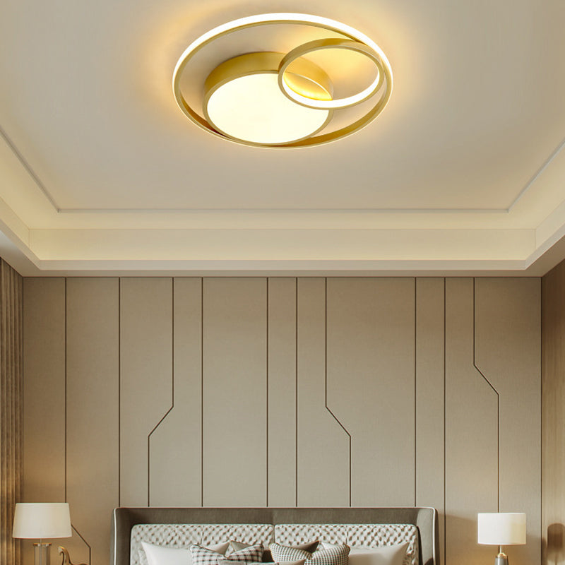 Simplicity Flush Mount Ceiling Lamp Household LED Ceiling Mount Lighting for Bedroom