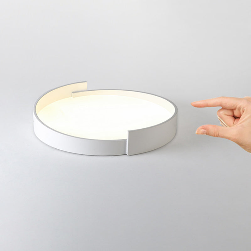 Estilo moderno de forma de círculo iluminación de techo 1 luz de techo de luz para comedor