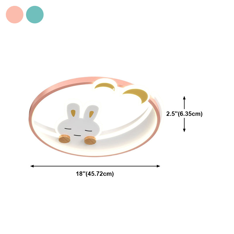 Encantadora lámpara de techo de montaje con rasguño iluminación de montaje de techo LED de estilo nórdico para dormitorio