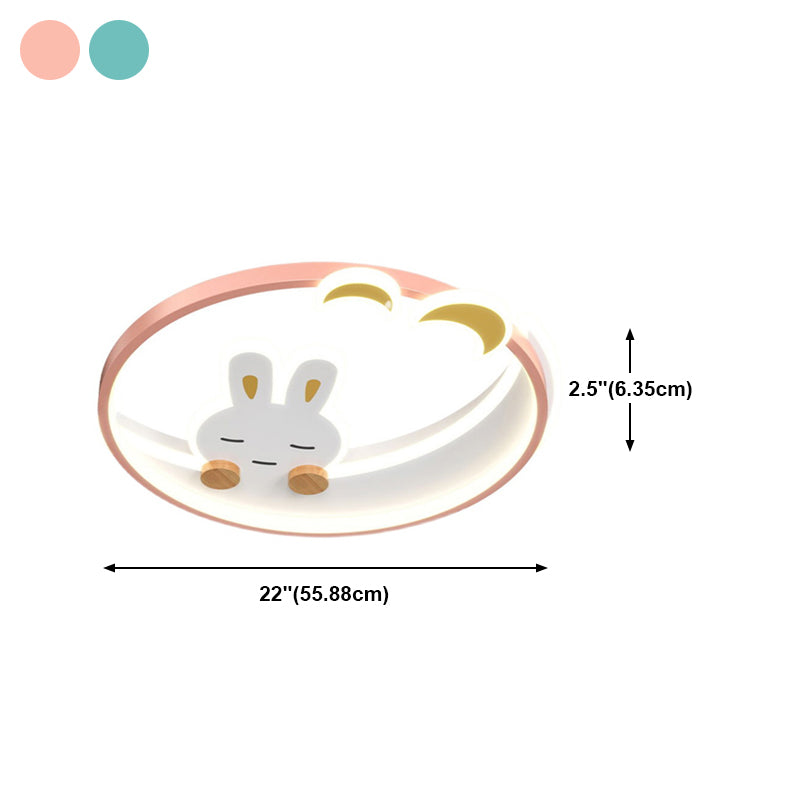 Encantadora lámpara de techo de montaje con rasguño iluminación de montaje de techo LED de estilo nórdico para dormitorio