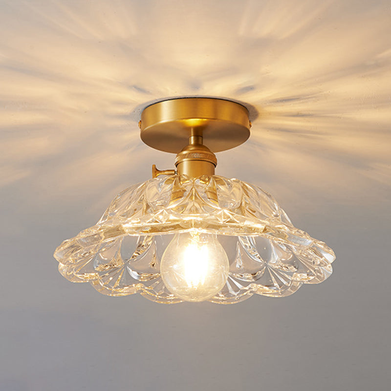 1 bol glazen plafondlicht slaapkamer spoelbevestiging plafondlamp bebouw