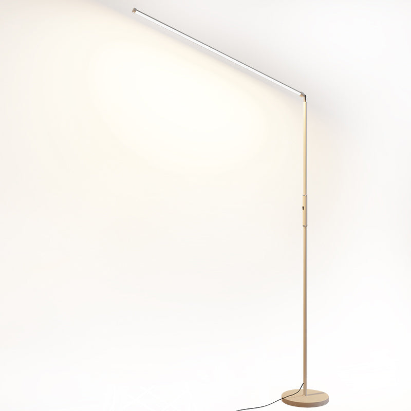 1 Light Linear Floor Lamp Contemporary Style Metal Floor Light Fixtures