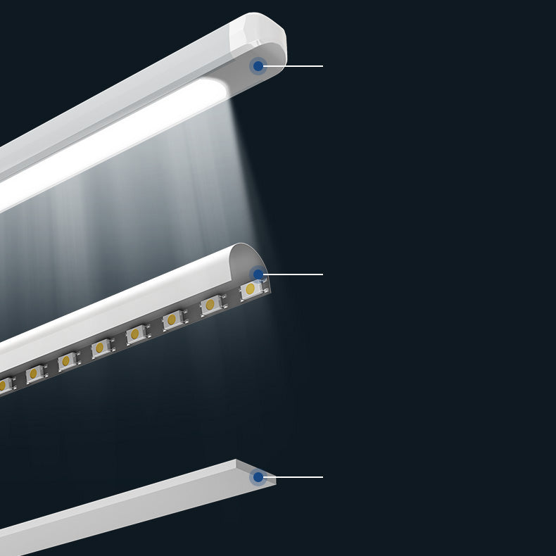 Lineaire vorm metalen vloerverlichting eigentijdse stijl 1 lichte vloerlamp