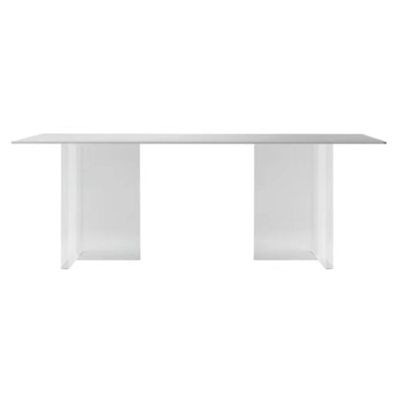 Modern 1/7 Pieces Dining Set Rectangle Acrylic Dining Table for Kitchen