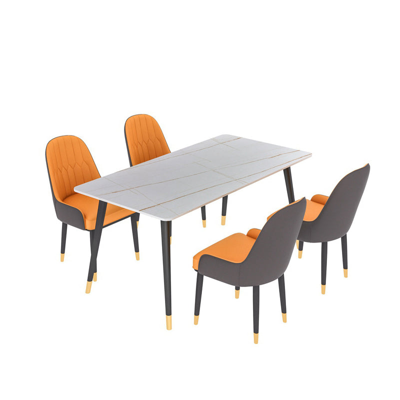 Modern 1/2/5/6/7 Pieces Dinette Set Rectangle Dining Table Set