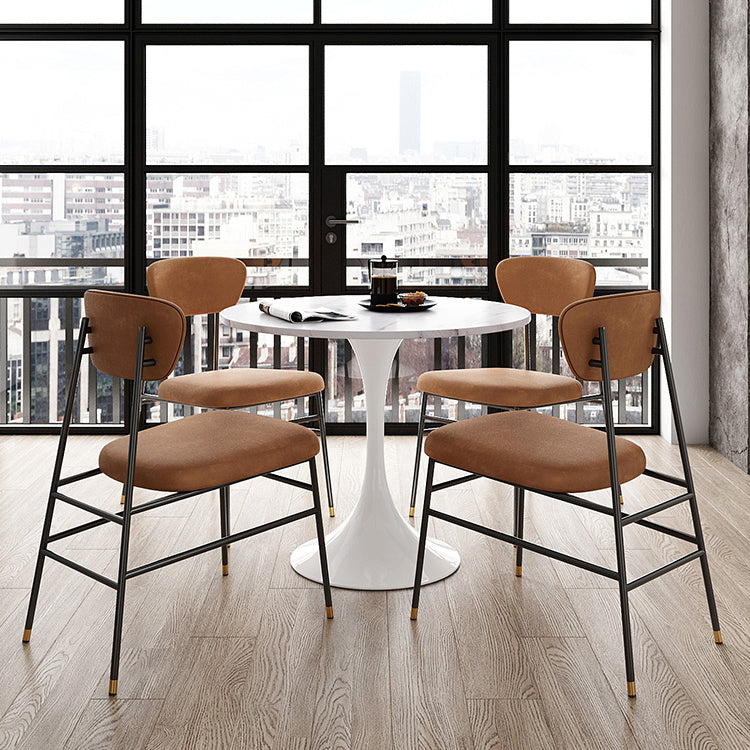 Modern 1/2/3/5 Pieces Dining Set Round Wood Dining Table for Dining Room