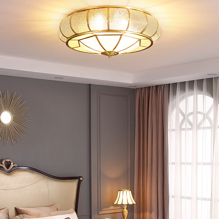 Glass Shade Ceiling Flush Mount Light Ceiling Lighting for Living Room