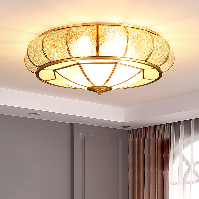 Glazen schaduw plafond spoeling mount licht plafondverlichting voor woonkamer