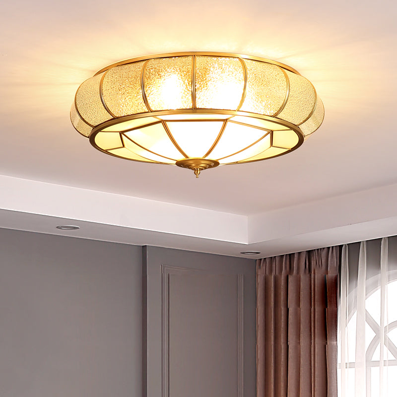 Glazen schaduw plafond spoeling mount licht plafondverlichting voor woonkamer