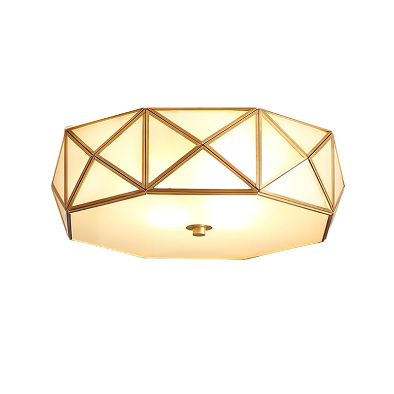 Glass Shade Ceiling Flush Mount Light Ceiling Lighting for Living Room