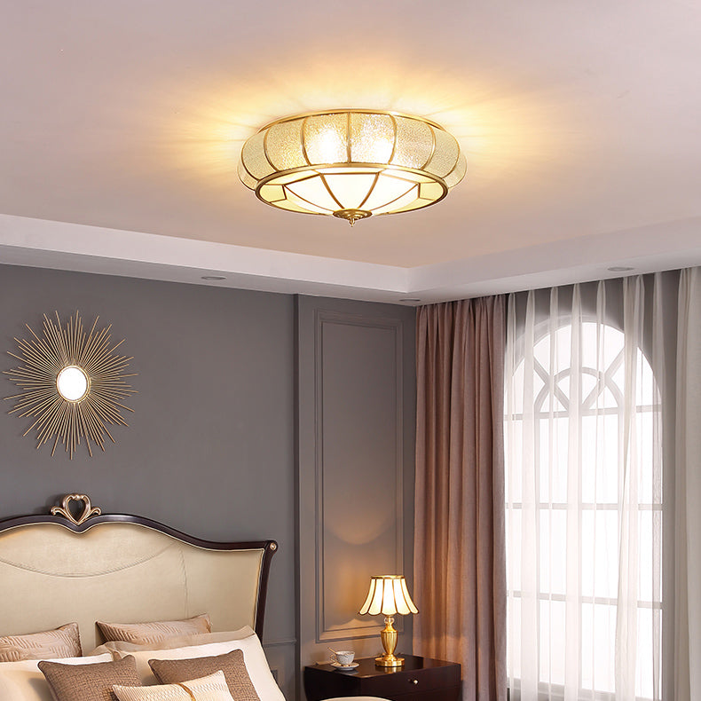 Glass Shade Ceiling Flush Mount Light Ceiling Lighting for Living Room